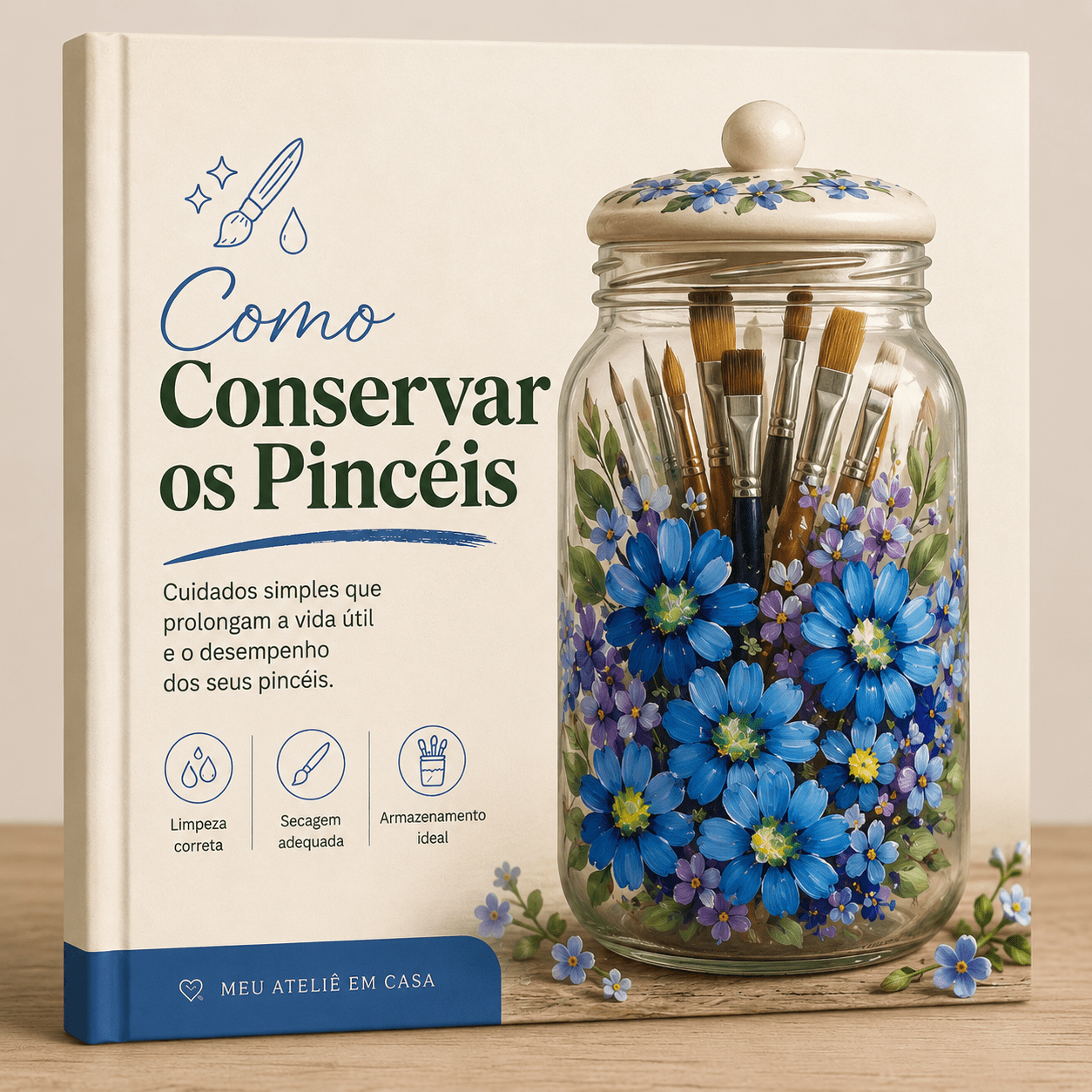 Como conservar os pincéis