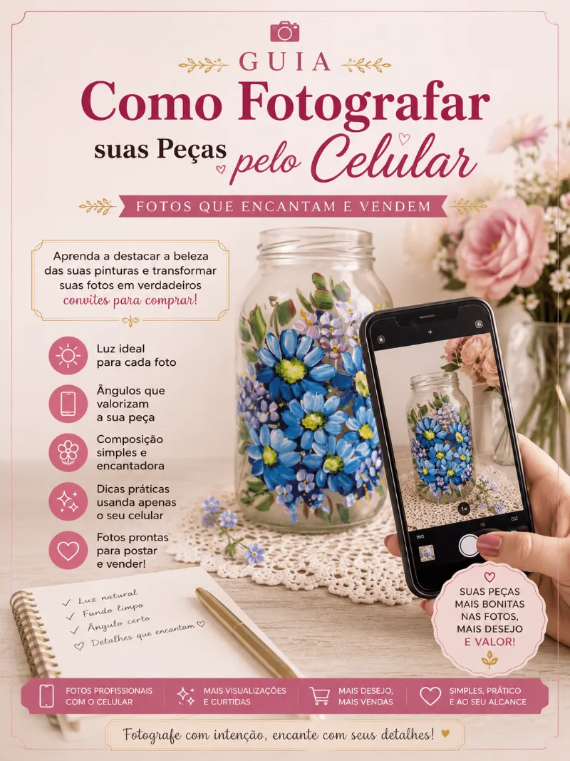 Guia Como Fotografar suas Pe&ccedil;as pelo Celular