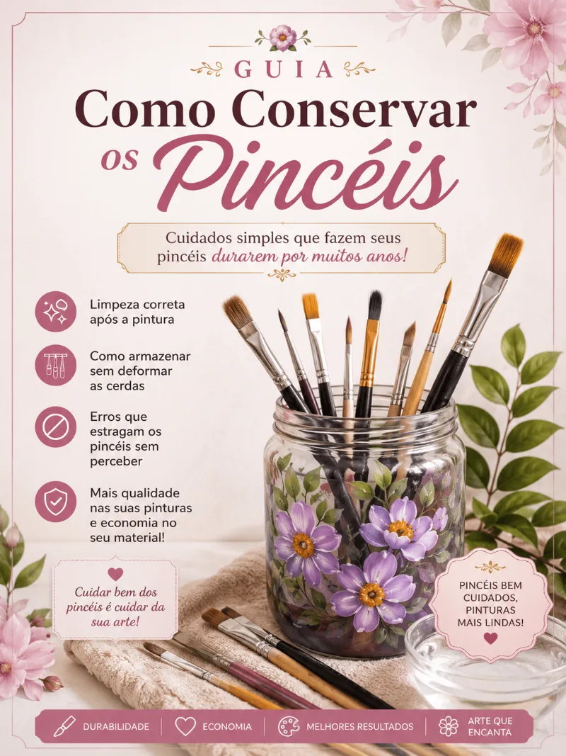 Guia Como Conservar os Pinc&eacute;is